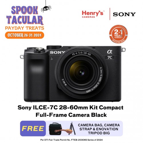 SONY ILCE-7C 28-60MM KIT COMPACT FULL-FRAME CAMERA (SONY PHIL)
