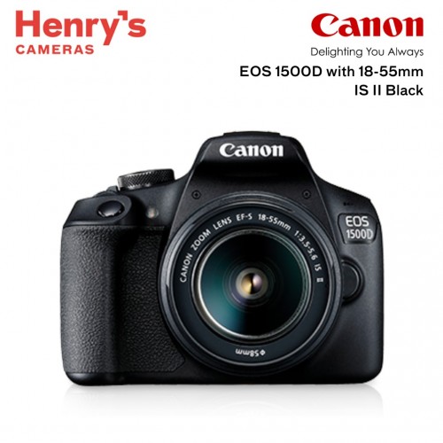 Canon EOS 1500D with 18-55mm IS II Black