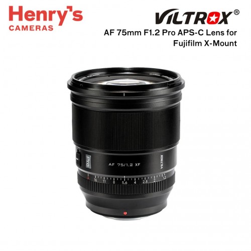 Viltrox AF 75mm F1.2 Pro APS-C Lens for Fujifilm X-Mount