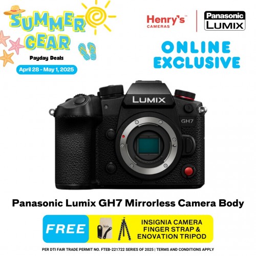 Panasonic Lumix GH7 Mirrorless Camera Body Only
