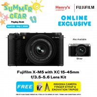 Fujifilm X-M5 with XC 15-45mm f/3.5-5.6 Lens Kit
