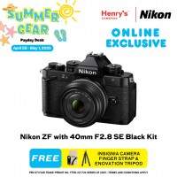 Nikon ZF with 40mm F2.8 SE Black Kit