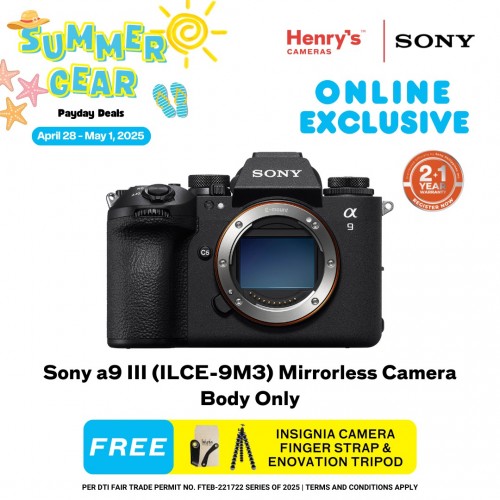 Sony a9 III (ILCE-9M3) Mirrorless Camera Body Only