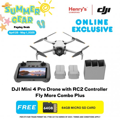 DJI Mini 4 Pro Drone with RC2 Controller Fly More Combo Plus