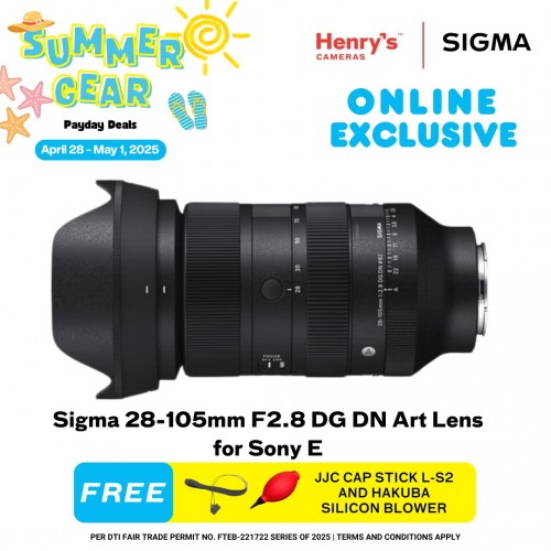Sigma 28-105mm F2.8 DG DN Art Lens for Sony E