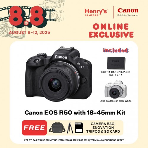 Canon EOS R50 with 18-45mm Kit