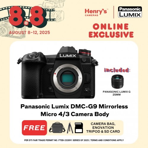 Panasonic Lumix DMC-G9 Mirrorless Micro 4/3 Camera Body