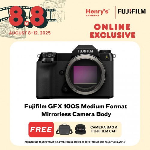 Fujifilm GFX 100S Medium Format Mirrorless Camera Body