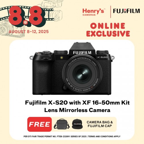 Fujifilm X-S20 with XF 16-50mm Kit Lens Mirrorless Camera 