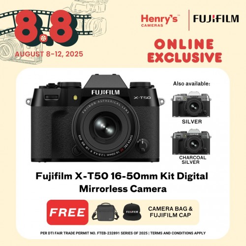 Fujifilm X-T50 16-50mm Kit Digital Mirrorless Camera