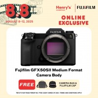 Fujifilm GFX50SII Medium Format Camera Body