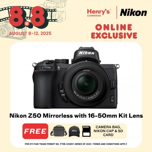 Nikon Z50 Mirrorless with 16-50mm Kit Lens