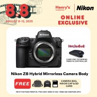 Nikon Z8 Hybrid Mirrorless Camera Body