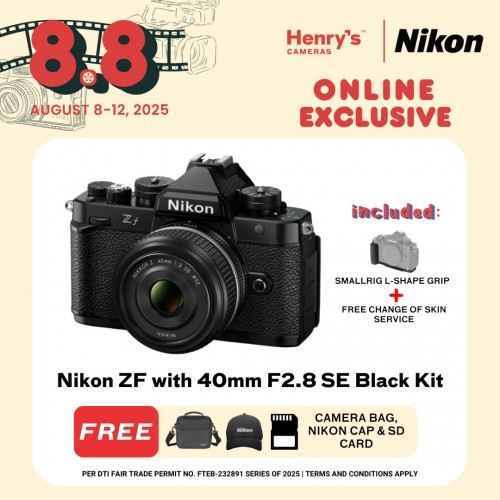 Nikon ZF with 40mm F2.8 SE Black Kit