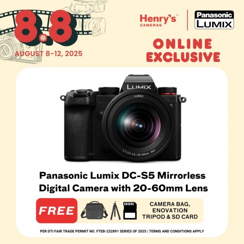 Panasonic Lumix DC-S5 Mirrorless Digital Camera with 20-60mm Lens