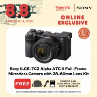 Sony ILCE-7C2 Alpha A7C II Full-Frame Mirrorless Camera with 28-60mm Lens Kit