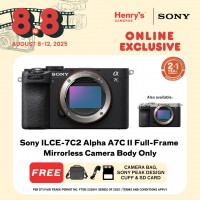 Sony ILCE-7C2 Alpha A7C II Full-Frame Mirrorless Camera Body Only