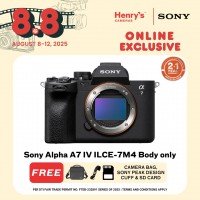 Sony Alpha A7 IV ILCE-7M4 Body only