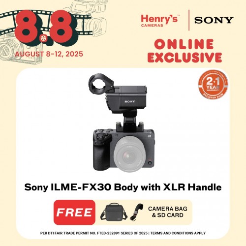 Sony ILME-FX30 Body with XLR Handle