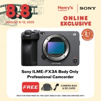 Sony ILME-FX3A Body Only Professional Camcorder