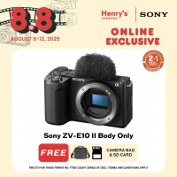 Sony ZV-E10 II Mirrorless Camera Body Only