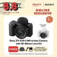 Sony ZV-E10 II Mirrorless Camera with 16-50mm Lens Kit