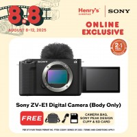 Sony ZV-E1 Digital Camera (Body Only) Black (Sony Phil)