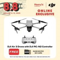 DJI Air 3 Drone with DJI RC-N2 Controller