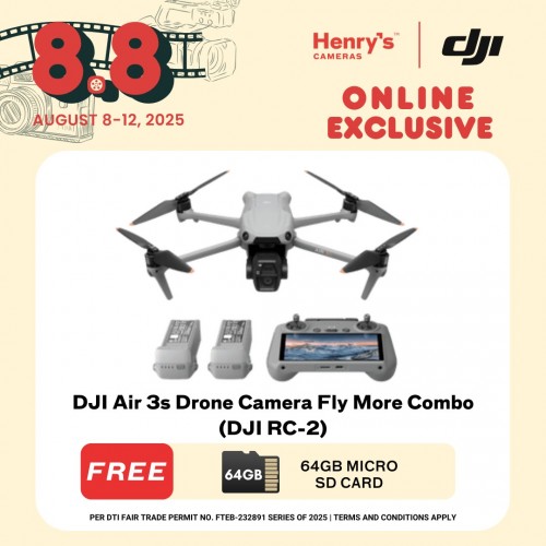 DJI Air 3s Drone Camera Fly More Combo (DJI RC-2)