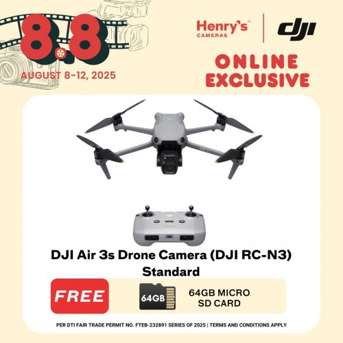 DJI Air 3s Drone Camera (DJI RC-N3) Standard
