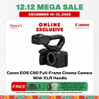 Canon EOS C50 Full-Frame Cinema Camera With XLR Handle Canon EOS C50 Full-Frame Cinema Camera With XLR Handle