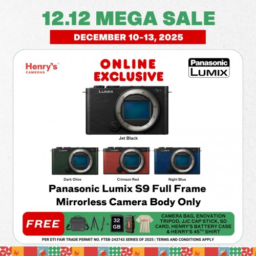 Panasonic Lumix S9 Full Frame Mirrorless Camera Body Only