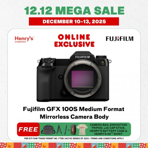 Fujifilm GFX 100S Medium Format Mirrorless Camera Body Fujifilm GFX 100S Medium Format Mirrorless Camera Body