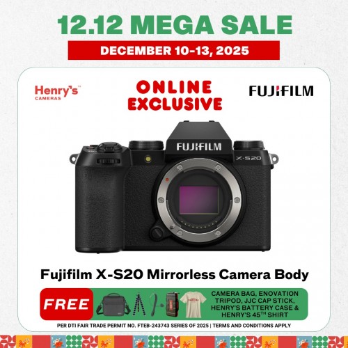 Fujifilm X-S20 Mirrorless Camera Body Fujifilm X-S20 Mirrorless Camera Body