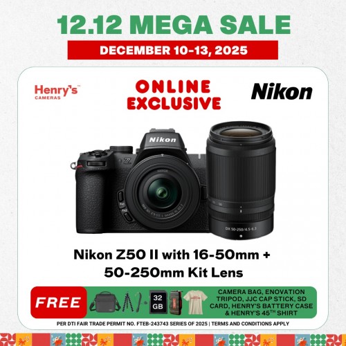 Nikon Z50 II with 16-50mm + 50-250mm Kit Lens