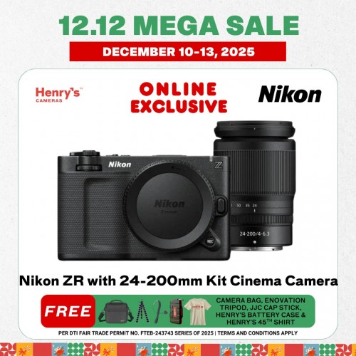 Nikon ZR with 24-200mm Kit Cinema Camera