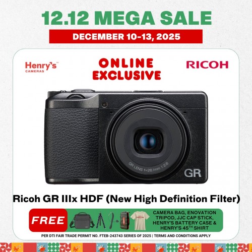 Ricoh GR IIIx HDF (New High Definition Filter) Digital Camera Ricoh GR IIIx HDF (New High Definition Filter) Digital Camera