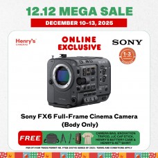 Sony FX6 Full-Frame Cinema Camera (Body Only)