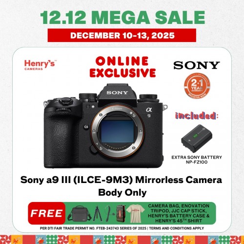 Sony a9 III (ILCE-9M3) Mirrorless Camera Body Only