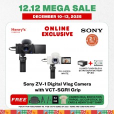 Sony ZV-1 Digital Vlog Camera with VCT-SGR1 Grip Sony ZV-1 Digital Vlog Camera with VCT-SGR1 Grip