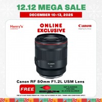 Canon RF 50mm F1.2L USM Lens - PRE-ORDER Canon RF 50mm F1.2L USM Lens - PRE-ORDER