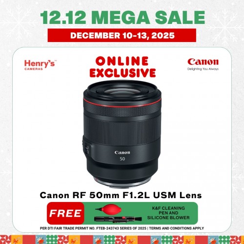 Canon RF 50mm F1.2L USM Lens - PRE-ORDER Canon RF 50mm F1.2L USM Lens - PRE-ORDER