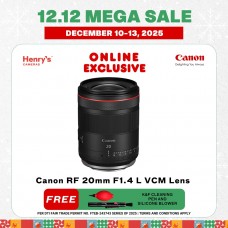 Canon RF 20mm F1.4 L VCM Lens