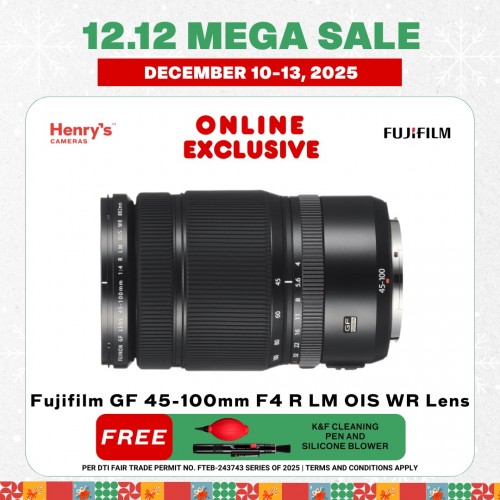 Fujifilm GF 45-100mm F4 R LM OIS WR Lens