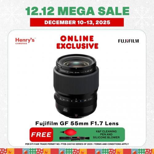 Fujifilm GF 55mm F1.7 Lens