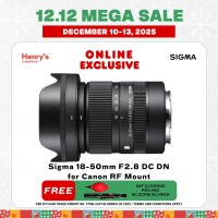 Sigma 18-50mm F2.8 DC DN For Canon RF Mount
