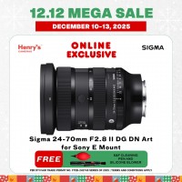 Sigma 24-70mm F2.8 II DG DN Art Sony E Mount Sigma 24-70mm F2.8 II DG DN Art Sony E Mount