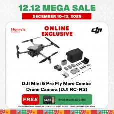 DJI Mini 5 Pro Fly More Combo Drone Camera (DJI RC-N3) DJI Mini 5 Pro Fly More Combo Drone Camera (DJI RC-N3)