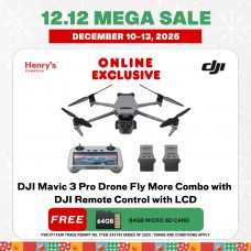 DJI Mavic 3 Pro Drone Fly More Combo with DJI Remote Control with LCD