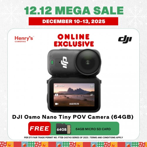 DJI Osmo Nano Tiny POV Camera (64GB) DJI Osmo Nano Tiny POV Camera (64GB)